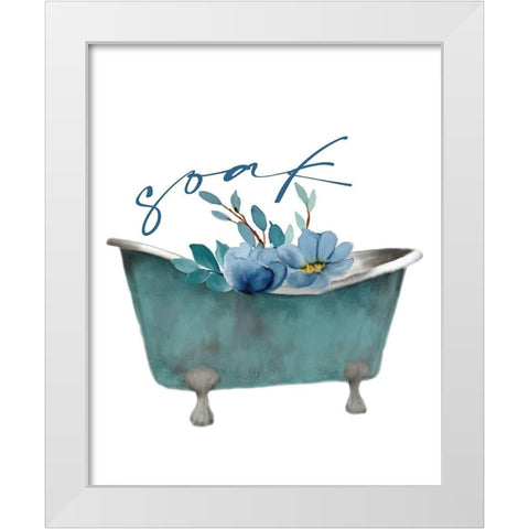 French Blue 4 White Modern Wood Framed Art Print by Allen, Kimberly