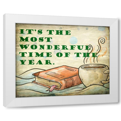 Its the Most Wonderful White Modern Wood Framed Art Print by Allen, Kimberly