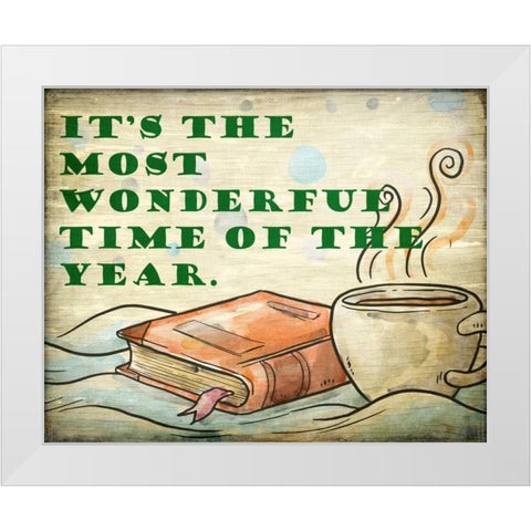 Its the Most Wonderful White Modern Wood Framed Art Print by Allen, Kimberly
