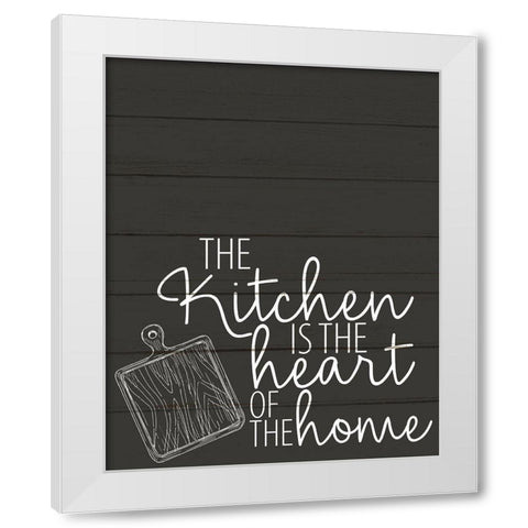 Heart of the Home White Modern Wood Framed Art Print by Allen, Kimberly