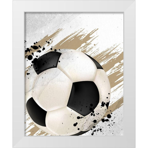 Sport Life 1 White Modern Wood Framed Art Print by Allen, Kimberly