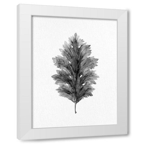 Acanthus Leaf 1 White Modern Wood Framed Art Print by Allen, Kimberly