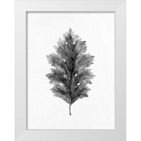 Acanthus Leaf 1 White Modern Wood Framed Art Print by Allen, Kimberly