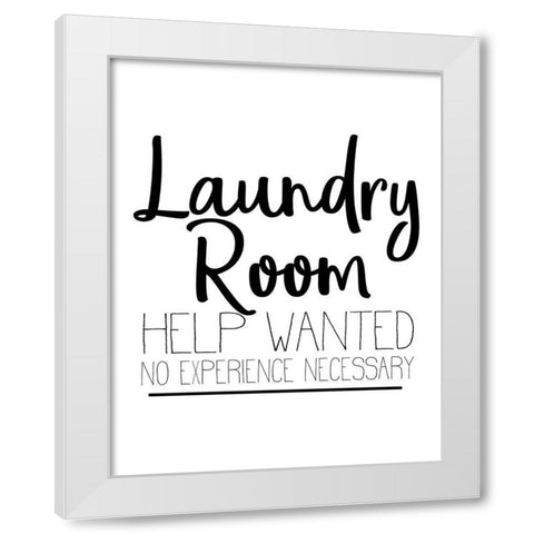 The Laundry 5 White Modern Wood Framed Art Print by Allen, Kimberly