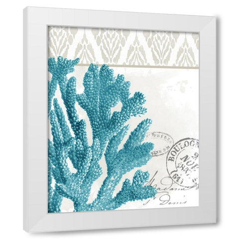 By the Sea 2 White Modern Wood Framed Art Print by Allen, Kimberly