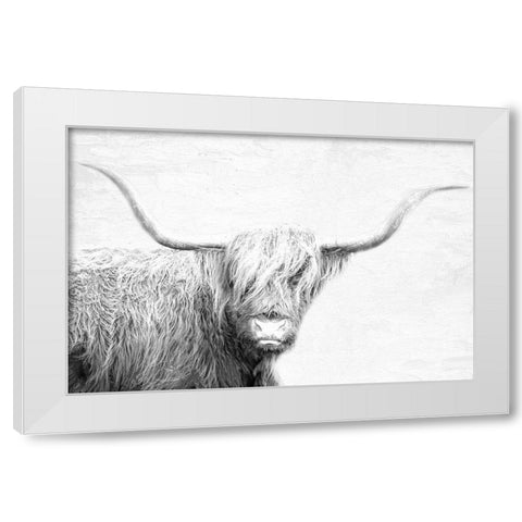 Highland White Modern Wood Framed Art Print by Allen, Kimberly