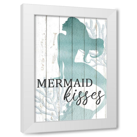 Mermaid Life 1 White Modern Wood Framed Art Print by Allen, Kimberly