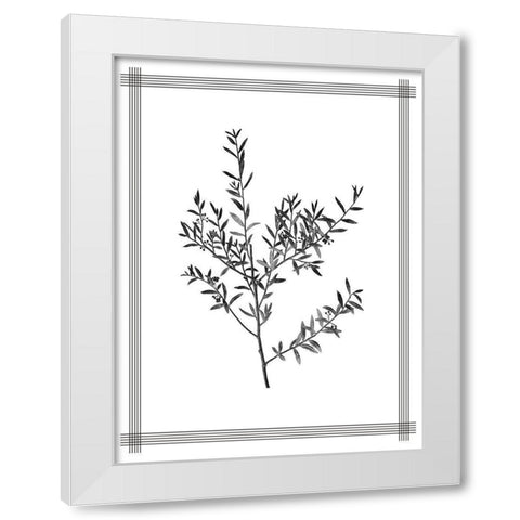 Pressed 3 White Modern Wood Framed Art Print by Allen, Kimberly