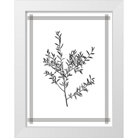 Pressed 3 White Modern Wood Framed Art Print by Allen, Kimberly