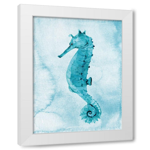 Bright Sea 1 White Modern Wood Framed Art Print by Allen, Kimberly