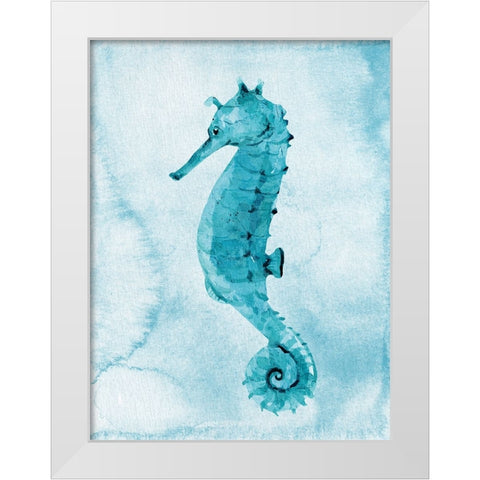 Bright Sea 1 White Modern Wood Framed Art Print by Allen, Kimberly