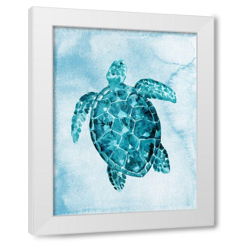 Bright Sea 2 White Modern Wood Framed Art Print by Allen, Kimberly