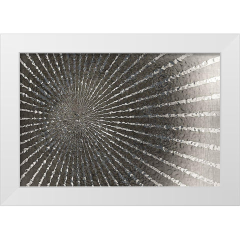 Burst of Black White Modern Wood Framed Art Print by Allen, Kimberly
