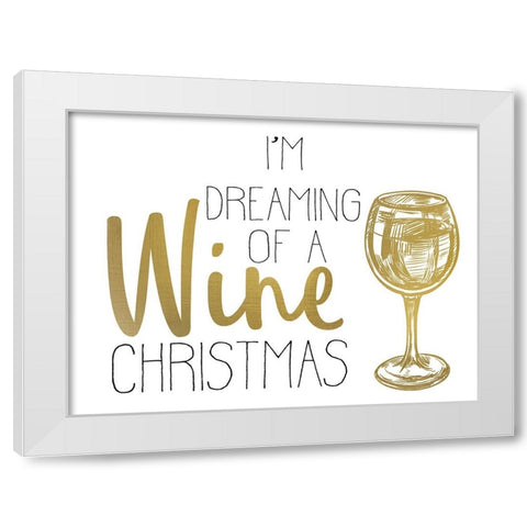 Cheer 3 White Modern Wood Framed Art Print by Allen, Kimberly