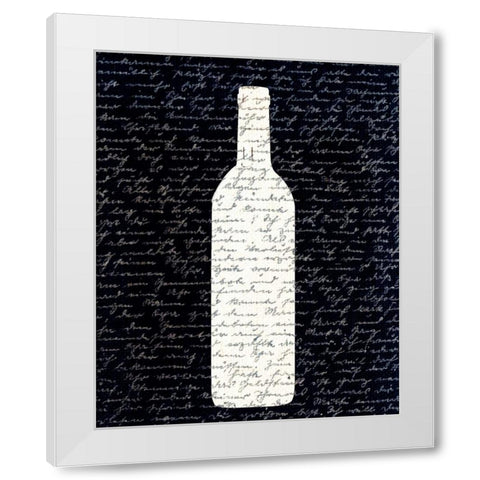 Wine on Black 2 White Modern Wood Framed Art Print by Allen, Kimberly