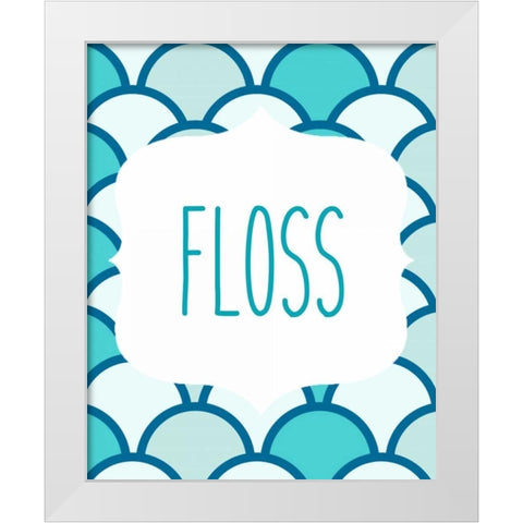 Ocean Waves 4 White Modern Wood Framed Art Print by Allen, Kimberly