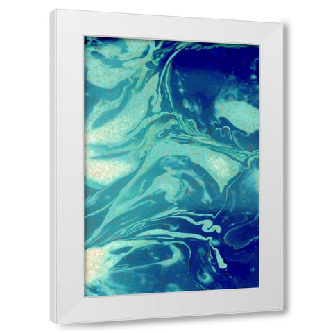 Cosmic A White Modern Wood Framed Art Print by Allen, Kimberly