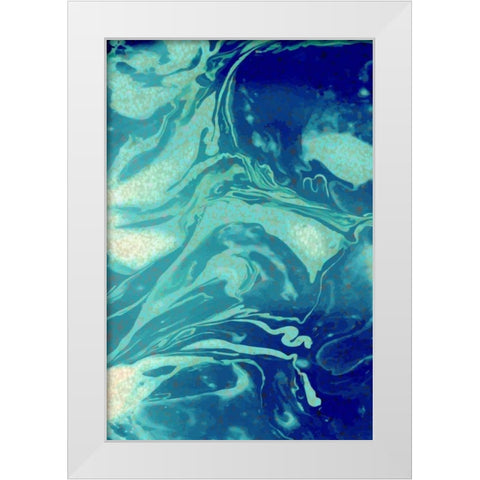 Cosmic A White Modern Wood Framed Art Print by Allen, Kimberly
