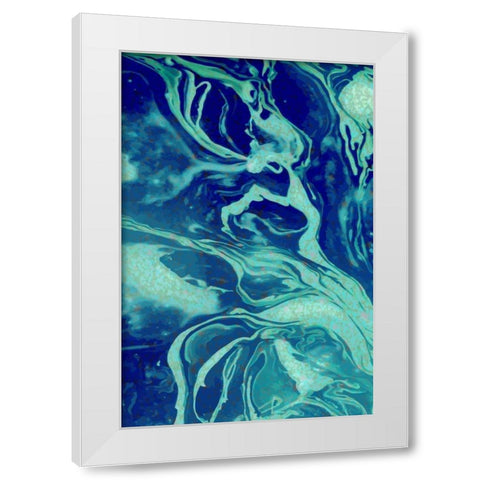Cosmic B White Modern Wood Framed Art Print by Allen, Kimberly