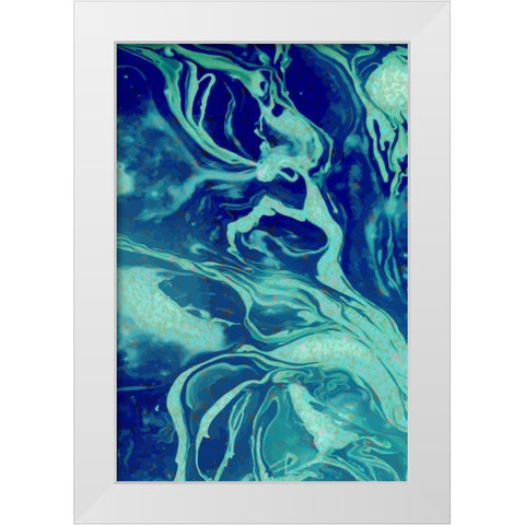 Cosmic B White Modern Wood Framed Art Print by Allen, Kimberly