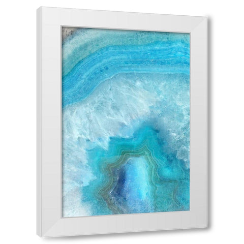 Shades 1 White Modern Wood Framed Art Print by Kimberly, Allen