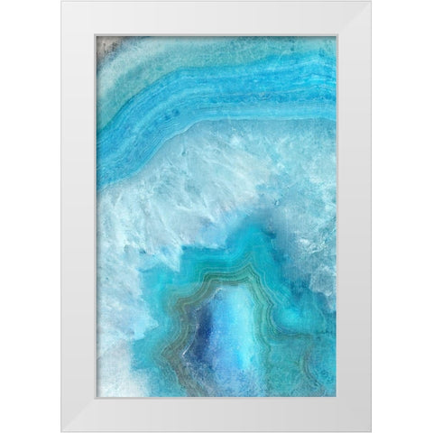 Shades 1 White Modern Wood Framed Art Print by Kimberly, Allen