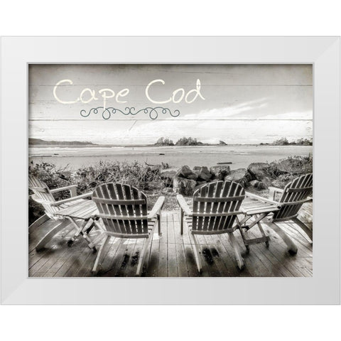 Relax bw White Modern Wood Framed Art Print by Kimberly, Allen