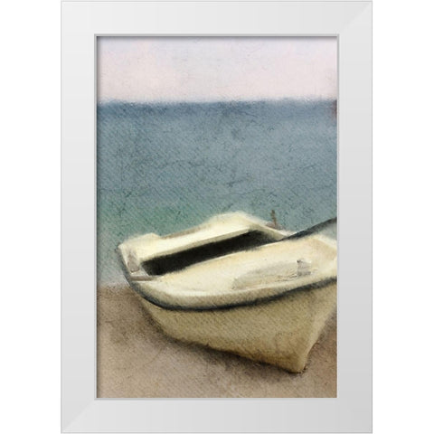 Sea Breeze White Modern Wood Framed Art Print by Kimberly, Allen