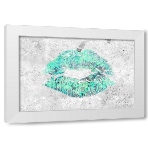 Shades of Lipstick 1 White Modern Wood Framed Art Print by Kimberly, Allen