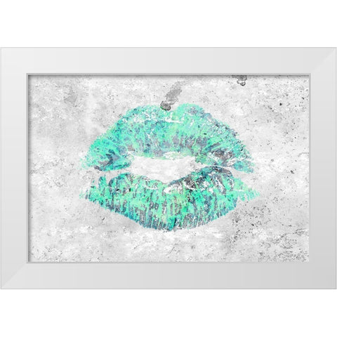 Shades of Lipstick 1 White Modern Wood Framed Art Print by Kimberly, Allen
