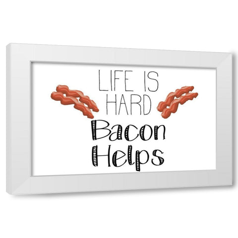 Good Morning 2 White Modern Wood Framed Art Print by Kimberly, Allen