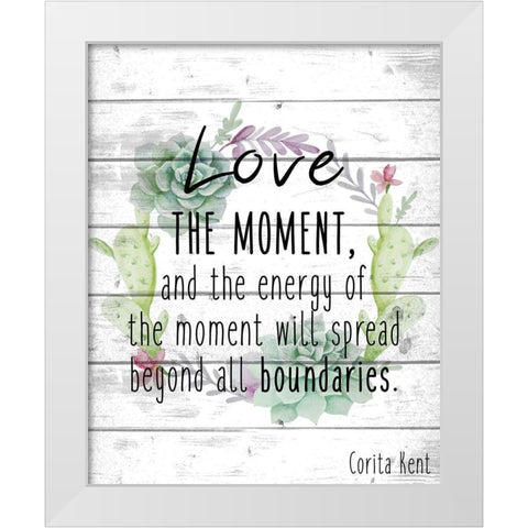 Small Things B White Modern Wood Framed Art Print by Kimberly, Allen