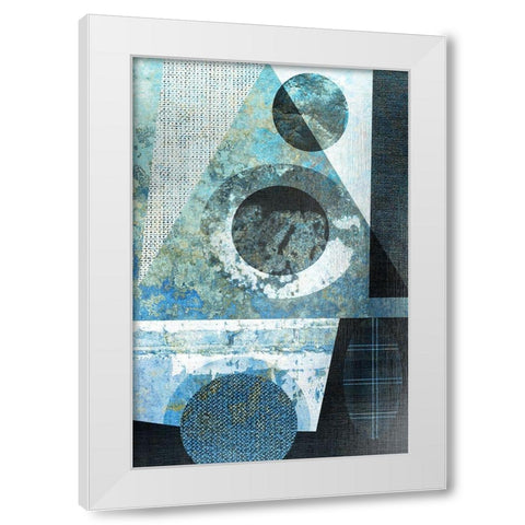 Abstract No. 10 White Modern Wood Framed Art Print by Allen, Kimberly