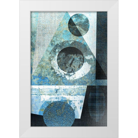 Abstract No. 10 White Modern Wood Framed Art Print by Allen, Kimberly