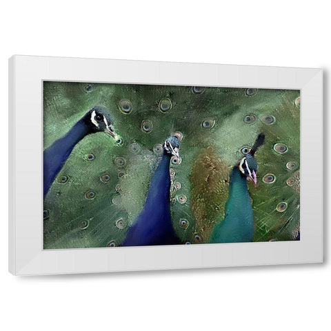 Royal 1 White Modern Wood Framed Art Print by Kimberly, Allen