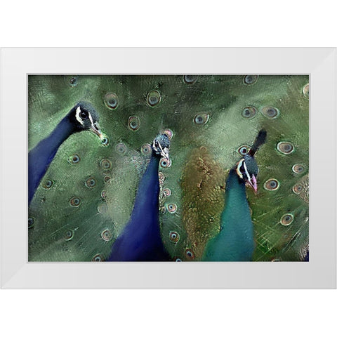 Royal 1 White Modern Wood Framed Art Print by Kimberly, Allen