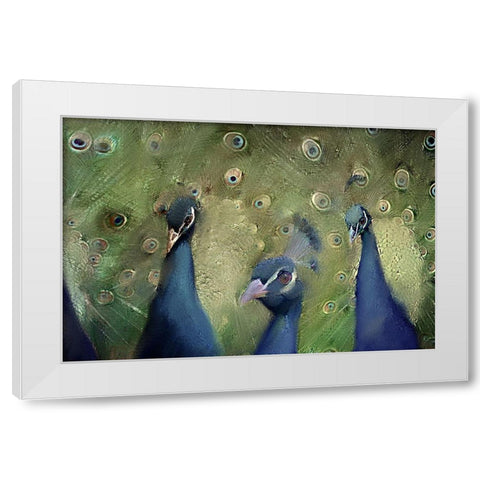 Royal 2 White Modern Wood Framed Art Print by Kimberly, Allen