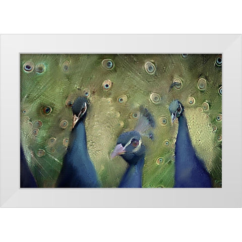 Royal 2 White Modern Wood Framed Art Print by Kimberly, Allen