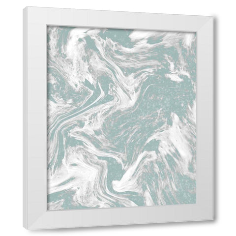 Sparkle Marble 2 White Modern Wood Framed Art Print by Kimberly, Allen