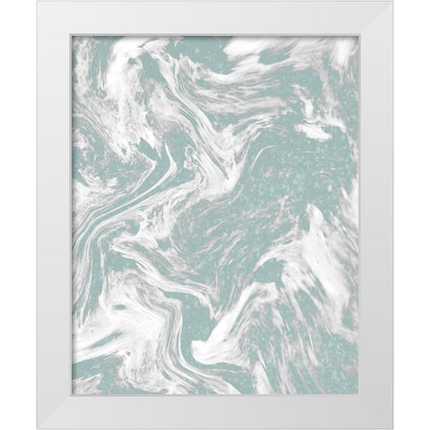 Sparkle Marble 2 White Modern Wood Framed Art Print by Kimberly, Allen