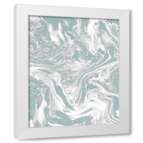 Sparkle Marble 3 White Modern Wood Framed Art Print by Kimberly, Allen