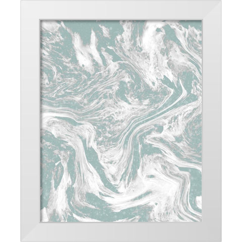 Sparkle Marble 3 White Modern Wood Framed Art Print by Kimberly, Allen