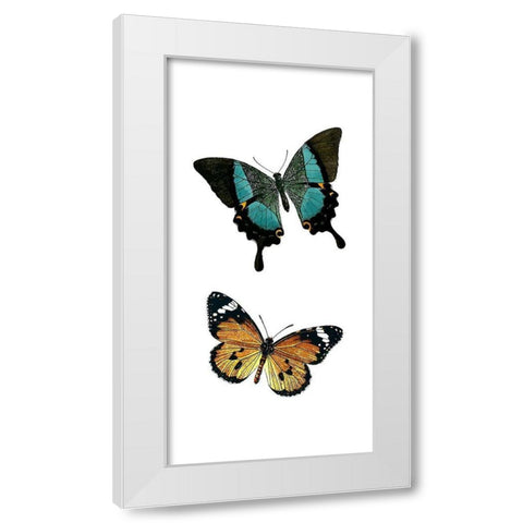Fly Free 2 White Modern Wood Framed Art Print by Kimberly, Allen