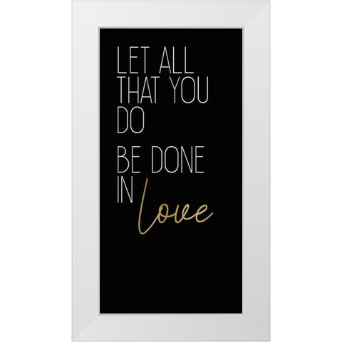 Be Still 2 White Modern Wood Framed Art Print by Kimberly, Allen
