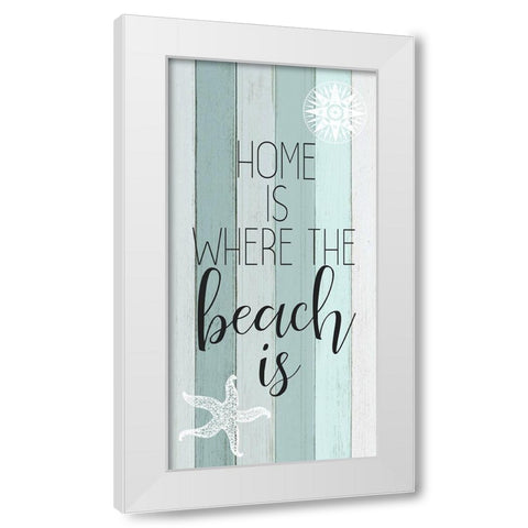Live in the Sun 3 White Modern Wood Framed Art Print by Kimberly, Allen