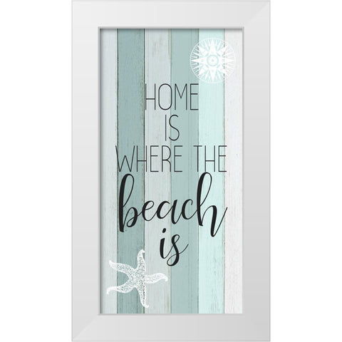 Live in the Sun 3 White Modern Wood Framed Art Print by Kimberly, Allen