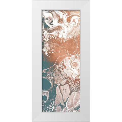 Bubble 2 White Modern Wood Framed Art Print by Kimberly, Allen
