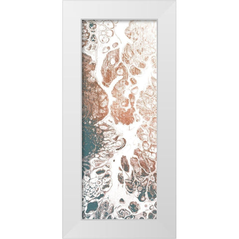 Bubble 3 White Modern Wood Framed Art Print by Kimberly, Allen