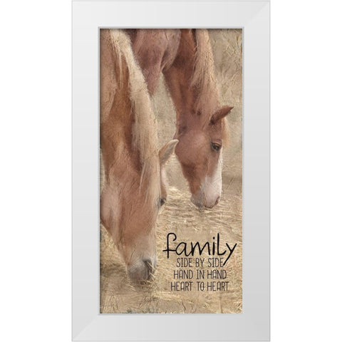 Side by Side White Modern Wood Framed Art Print by Allen, Kimberly