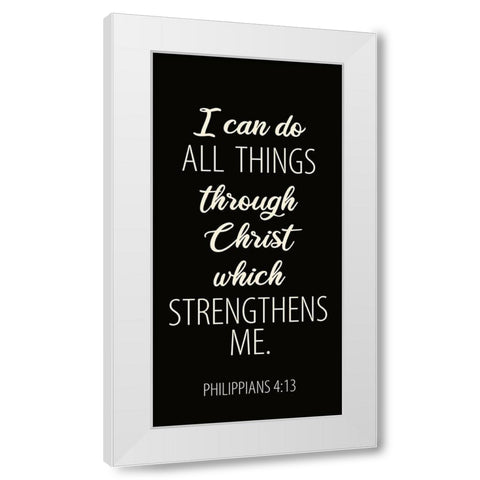 All Things 2 White Modern Wood Framed Art Print by Allen, Kimberly